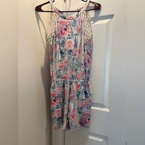 Lilly Pulitzer Sea to Shining Sea Romper XXS